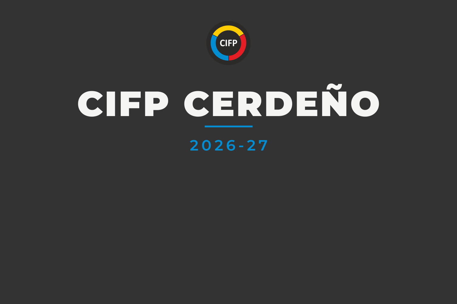 INICIO CURSO 26-27: RECEPCION DE ALUMNADO 14/09/26 PRESENCIAL
